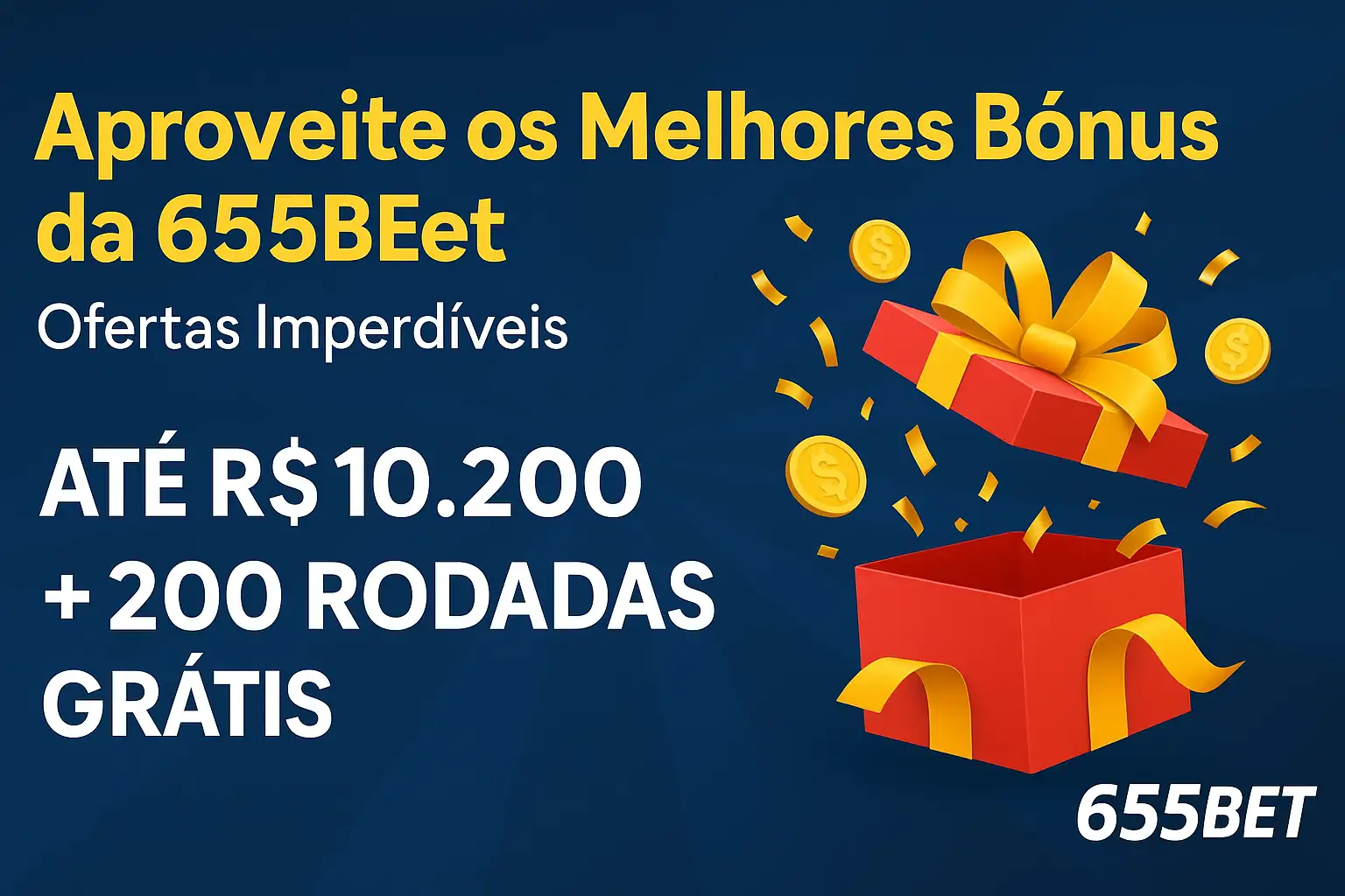 Bônus de Boas-Vindas: Até R$ 10.200 + 200 Rodadas Grátis